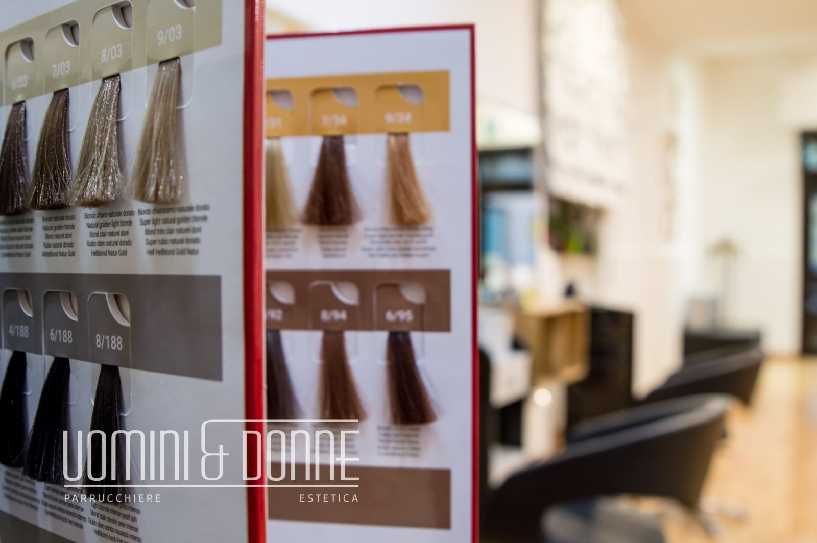 Cartella colori professionale per tinta e balayage - Uomini e Donne Parrucchieri Potenza